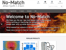 Tablet Screenshot of no-match.co.uk